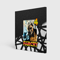 Холст квадратный FARCRY 4 Пэйган Мин, цвет: 3D-принт