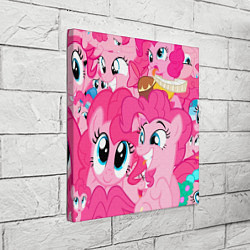Холст квадратный Pinkie Pie pattern, цвет: 3D-принт — фото 2
