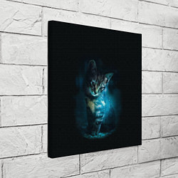 Холст квадратный Красивый кот, цвет: 3D-принт — фото 2