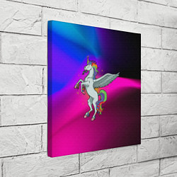 Холст квадратный Единорог Unicorn Z, цвет: 3D-принт — фото 2