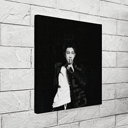 Холст квадратный Namjoon black, цвет: 3D-принт — фото 2