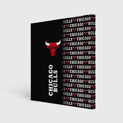 Холст квадратный CHICAGO BULLS 7, цвет: 3D-принт