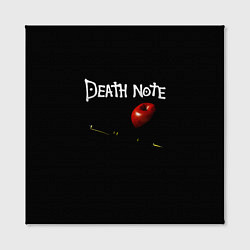 Холст квадратный Death Note яблоко и ручка, цвет: 3D-принт — фото 2
