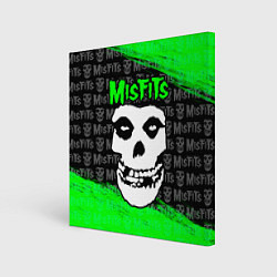 Холст квадратный MISFITS 3, цвет: 3D-принт