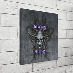 Холст квадратный DM Dungeon Master SKULL, цвет: 3D-принт — фото 2