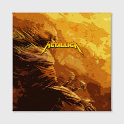 Холст квадратный Metallica Music, цвет: 3D-принт — фото 2
