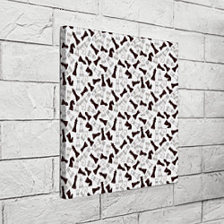 Холст квадратный Шахматные Фигуры, цвет: 3D-принт — фото 2