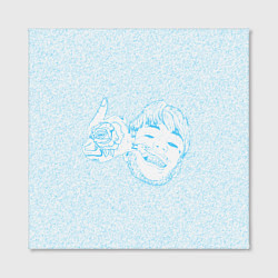 Холст квадратный Blue Lil Peep, цвет: 3D-принт — фото 2