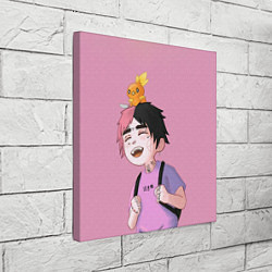 Холст квадратный Young Lil Peep, цвет: 3D-принт — фото 2
