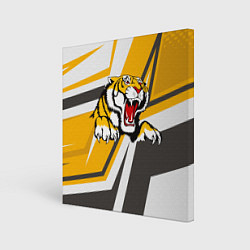 Холст квадратный Тигр, цвет: 3D-принт