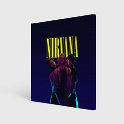 Холст квадратный Nirvana Neon, цвет: 3D-принт