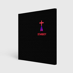 Холст квадратный STARBOY - The Weeknd, цвет: 3D-принт