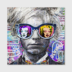 Холст квадратный Andy Warhol Энди Уорхол, цвет: 3D-принт — фото 2