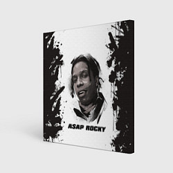 Холст квадратный АСАП ASAP ROCKY Z, цвет: 3D-принт