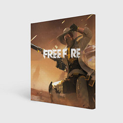 Холст квадратный FREE FIRE, цвет: 3D-принт