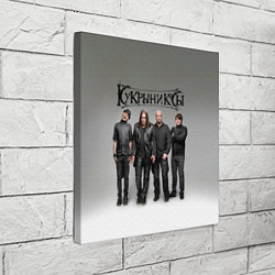 Холст квадратный Кукрыниксы рок группа, цвет: 3D-принт — фото 2