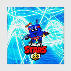 Холст квадратный Ninja Ash Ниндзя Эш, Brawl Stars, цвет: 3D-принт — фото 2