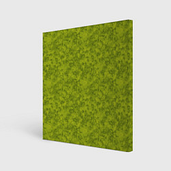 Холст квадратный Зеленый мраморный узор, цвет: 3D-принт