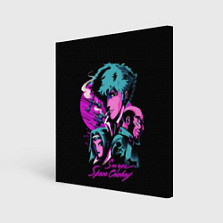 Холст квадратный Ковбой Бибоп, цвет: 3D-принт