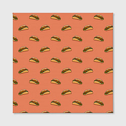 Холст квадратный Тако паттерн, цвет: 3D-принт — фото 2