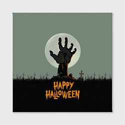 Холст квадратный Happy Halloween, цвет: 3D-принт — фото 2