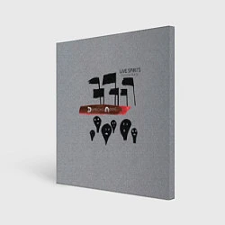 Холст квадратный LiVE SPiRiTS SOUNDTRACK - Depeche Mode, цвет: 3D-принт