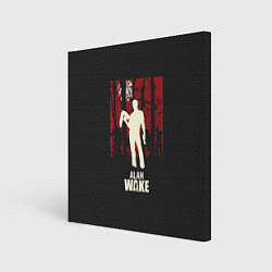 Холст квадратный ALAN WAKE REOLADED, цвет: 3D-принт