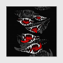 Холст квадратный Атака вампиров, цвет: 3D-принт — фото 2