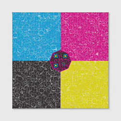 Холст квадратный Октагон на фоне АПВ 4 1 14, цвет: 3D-принт — фото 2