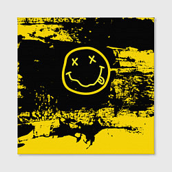 Холст квадратный Нирвана Гранж Nirvana Smile, цвет: 3D-принт — фото 2