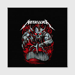 Холст квадратный Metallica - Hardwired To Self-Destruct, цвет: 3D-принт — фото 2