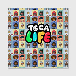 Холст квадратный Toca Life, цвет: 3D-принт — фото 2