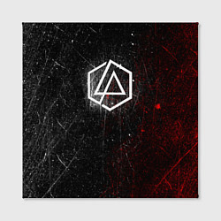 Холст квадратный Linkin Park Logo Линкин Парк, цвет: 3D-принт — фото 2