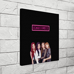 Холст квадратный BLACKPINK NEON, цвет: 3D-принт — фото 2