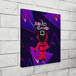Холст квадратный Squid game, цвет: 3D-принт — фото 2