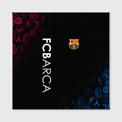 Холст квадратный FC BARCA CHEMPION, цвет: 3D-принт — фото 2