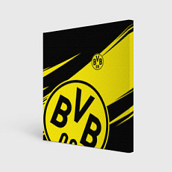 Холст квадратный BORUSSIA BVB 09 LOGO, цвет: 3D-принт