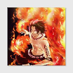 Холст квадратный ONE PIECE ASCE HERO, цвет: 3D-принт — фото 2