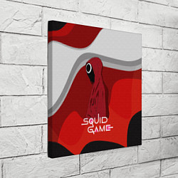 Холст квадратный Игра в кальмара, цвет: 3D-принт — фото 2