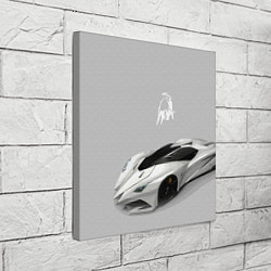 Холст квадратный Lamborghini Concept sketch, цвет: 3D-принт — фото 2