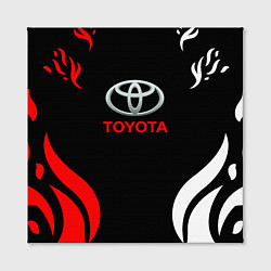 Холст квадратный Автомобиль Toyota, цвет: 3D-принт — фото 2