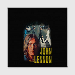 Холст квадратный The Beatles John Lennon, цвет: 3D-принт — фото 2