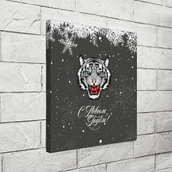 Холст квадратный Зима близко символ 2022 года, цвет: 3D-принт — фото 2