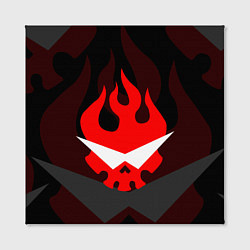 Холст квадратный GURREN LAGANN LOGO SYMBOL, цвет: 3D-принт — фото 2