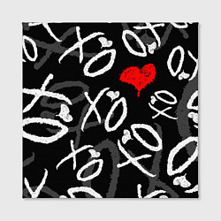 Холст квадратный The Weeknd - XO, цвет: 3D-принт — фото 2