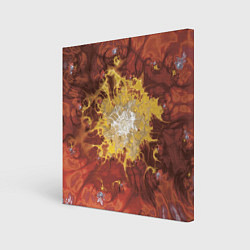 Холст квадратный Коллекция Journey Обжигающее солнце 396-134, цвет: 3D-принт