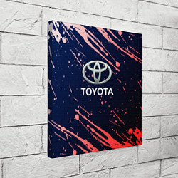 Холст квадратный Toyota градиент, цвет: 3D-принт — фото 2