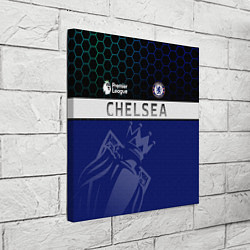 Холст квадратный FC Chelsea London ФК Челси Лонон, цвет: 3D-принт — фото 2