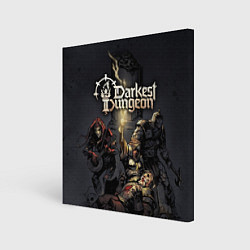 Холст квадратный Darkest Dungeon Темнейшее подземелье, цвет: 3D-принт