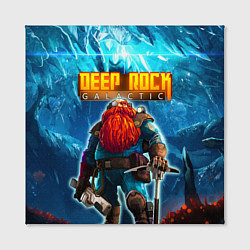 Холст квадратный Deep Rock Galactic Scout, цвет: 3D-принт — фото 2